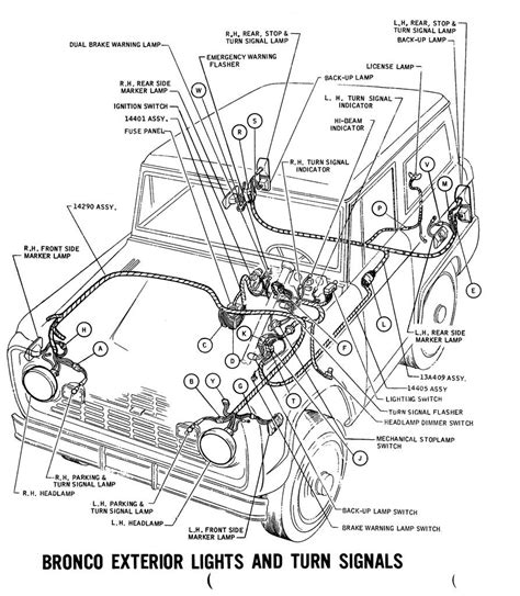 ford bronco electrical diagrams